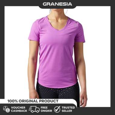 Reebok Workout SW Women Tee CD9099|Baju Olahraga Wanita Fitness