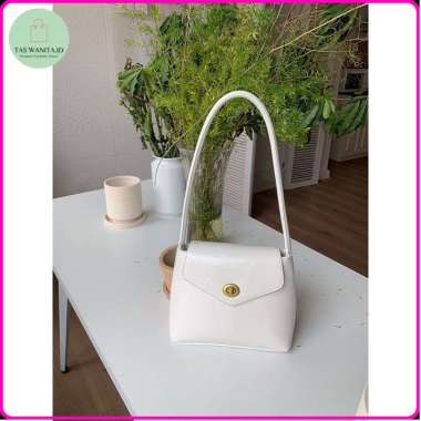 Tas Bahu Kulit Wanita Tas Cewek Shoulder Bag GC 8670 Original Import White