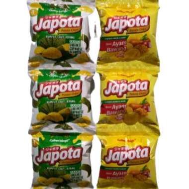 Japota Potato Chips [1 renceng/10 Pcs] Ayam Bawang