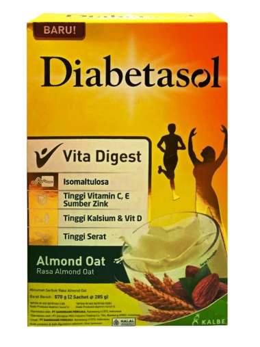 Promo Harga Diabetasol Special Nutrition for Diabetic Almond Oat 570 gr - Blibli