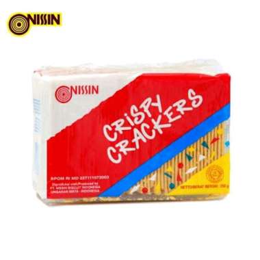 NISSIN CRISPY CRACKERS 250 g BISKUIT ENAK MURAH