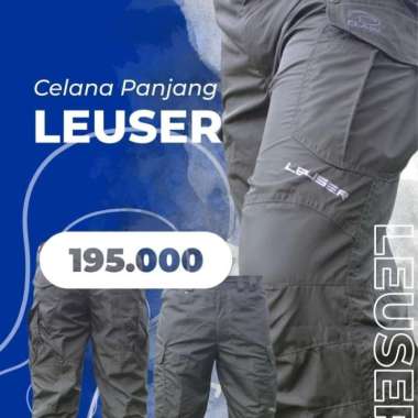 LEUSER Celana Panjang CLAW LEUSER Asli Celana Hiking Summit Trekking L Grey