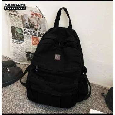 Laorigin Tas Sekolah Ransel Backpack Cowok Cewek SMP SMA SMU Kuliah Murah Kent Kent kanvas TAS SEKOL