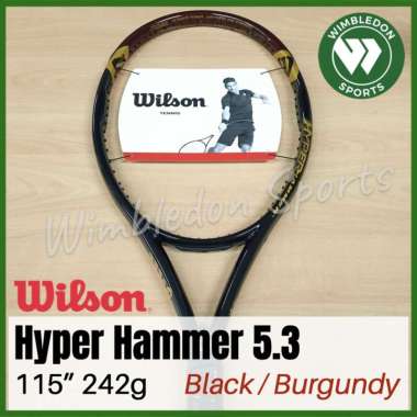 Raket tenis Wilson HYPERHAMMER 5.3 / Raket WILSON HYPER 5.3 ORIGINAL 2023 Black