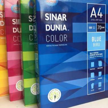 kertas HVS warna A4 Sinar Dunia 70 gsm Hijau