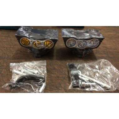 LAMPU TEMBAK SOROT LED 3MATA LAMPU LED OWL BURUNG HANTU ULTRAFIRE 3 MATA MOBIL MOTOR CRF KLX NMAX Ku