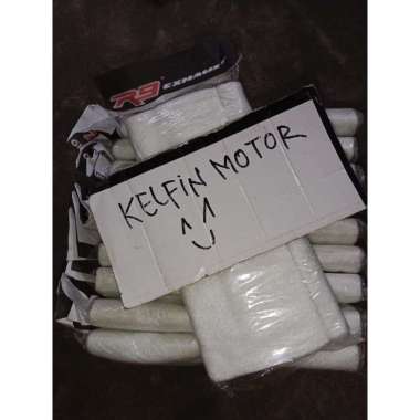 BUSA PEREDAM PUTIH KNALPOT IMPORT BAGUS TEBAL GASBUL GLASWOLL GLASSWOOL ANTI BAKAR RACING GLASWOL R9