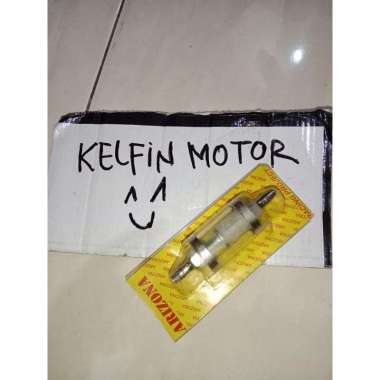 SARINGAN BENSIN KACA FILTER TABUNG MINYAK REM RACING VARIASI MOTOR BEAT FI RX KING VESPA SOLAR OLI