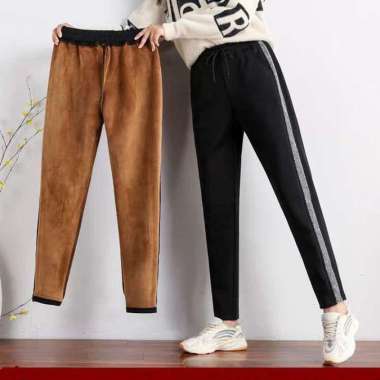 ALEXA THERMAL FLEECE WINTER PANTS IMPORT WINDPROOF CELANA PANJANG WANITA MUSIM DINGIN LAPIS TERMAL M