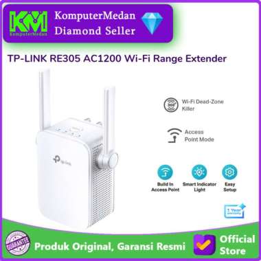 TP-LINK RE305 AC1200 Wi-Fi Range Extender - White
