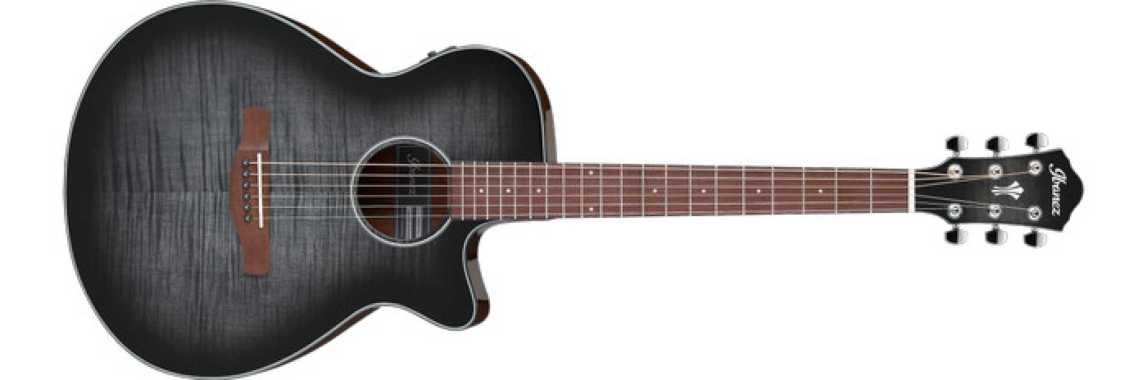 IBANEZ AEG70 Acoustic Electric Guitar | Gitar Akustik Elektrik AEG 70 CHARCOAL BURST