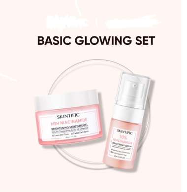 SKINTIFIC MSH Niacinamide | 10% Niacinamide Serum | Moisture Gel | Brightening | Basic Glowing Serie