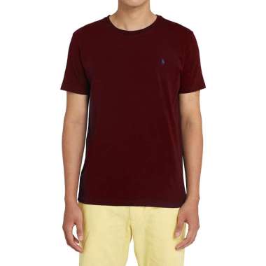 POLO - 7176.56 Mens Jersey Crewneck T-Shirt Little Pony - Maroon Maroon XL