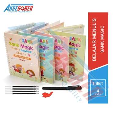 Aksesoren Buku Panduan Belajar Menulis Anak [Sank Magic] / Buku Cara Cepat Nulis / Buku Anak Sekolah