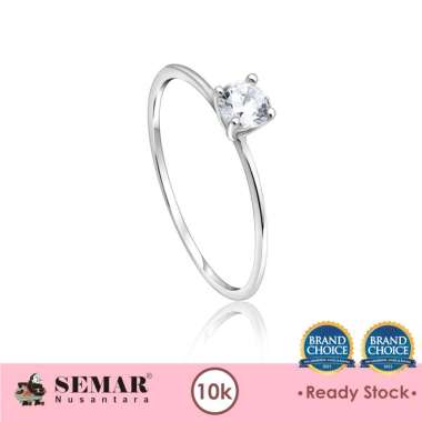 Cincin Emas Anada White Gold 10K Semar Nusantara 14
