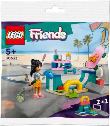 LEGO Friends - 30633 Skate Ramp Polybag Building Kid Toy Town Skateboard Park Board Children Minifig