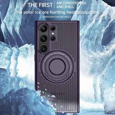 CASING SAMSUNG S23 ULTRA CASE SAMSUNG S23 ULTRA ANTI HEAT MAGSAFE S23 ULTRA White