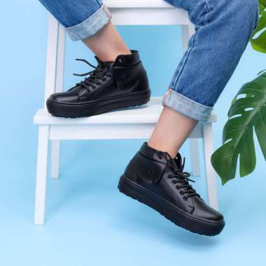 MIVASO ELIRA Dory Black - Sepatu Boots Wanita 41