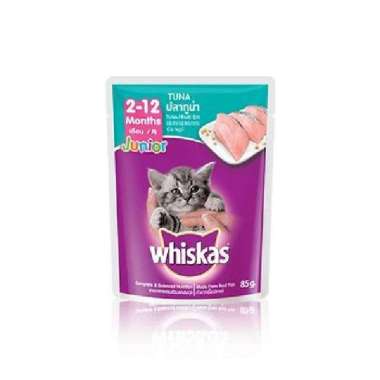 Whiskas Junior Tuna Whiskas Wetfood Sachet Makanan Kitten Makanan Anak
