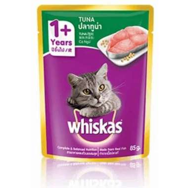 Whiskas Tuna Adult Whiskas Wetfood Makanan Kucing Whiskas Sachet Pouch
