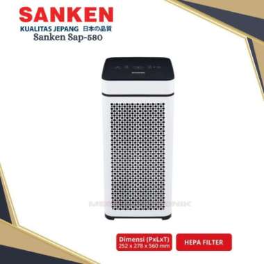 Sanken Sap-580 Air Purifier Pembersih Udara Hepa Filter