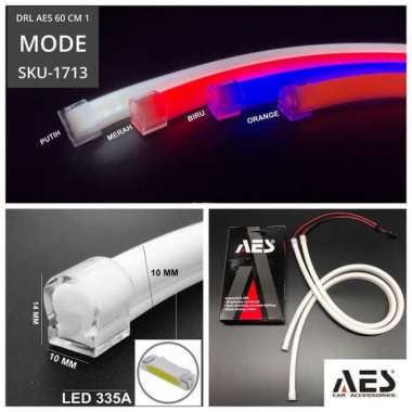 LAMPU LED DRL AES 60 CM 1 MODE ORIGINAL | ALIS DRL | LAMPU LED AES Multicolor