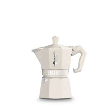 Bialetti - Mokapot Moka Exclusive Cream - Mokapot 3 Cups - Alat Seduh Kopi Manual