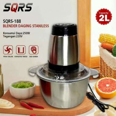 Alia Shop Blender Elektrik Penggiling Daging Staniless Tipe Sqrs-188