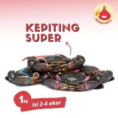 Kepiting Bakau 1kg [isi 2-4ekor] - Bawangbagus