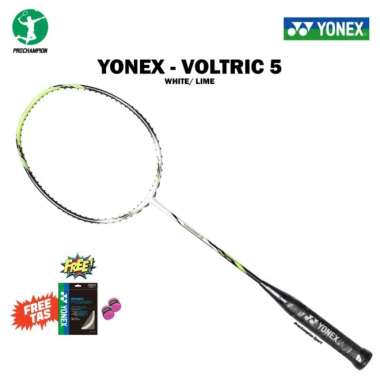 Raket Badminton Original Yonex Voltric 5 White Lime