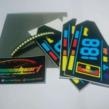 STIKER LCD SPEEDOMETER BAJAJ PULSAR 180 220 Multicolor