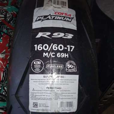 Ban Luar motor Corsa Platinum 160/60-17 R 93 Tubeless 160 60 ring 17