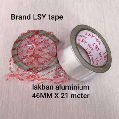 Tambal Panci Alumunium Foil Lakban AluminiumFoil Tape Tahan Panas 30cm 1pcs(30cm)