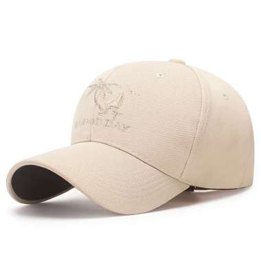 Baseball cap : A GOOD DAY - Topi Baseball Topi Pria Topi Wanita BEIGE