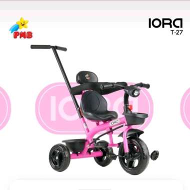 Stroller Sepeda Anak Roda Tiga PMB T-27 Iora T27 Tricycle T 27 Biru