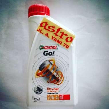 Oli Mesin /Oli Motor 4T Castrol Go, 800 ml, 20W-40