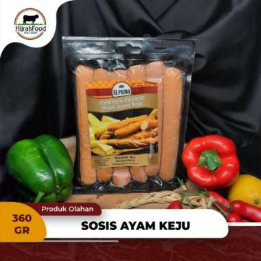 El Primo Sosis Ayam Keju | Chicken Sausage Cheese Bratwurst - 360 gram