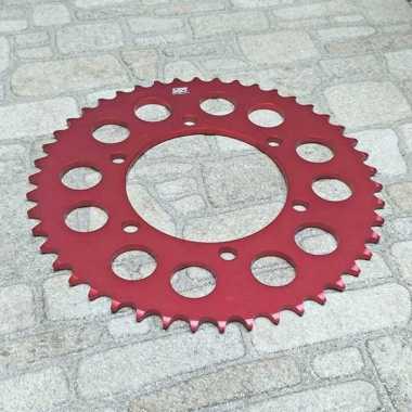 Gear SSS Aluminium RED 520x44,45,46 Ninja250R Ninja250FI Z250 R25 MT25 Multicolor
