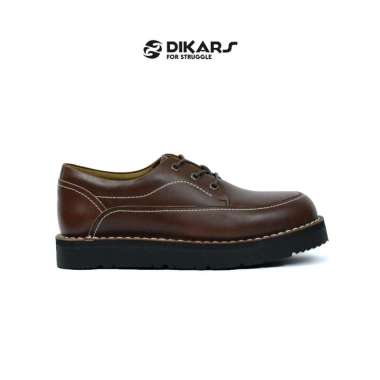 Hector - Sepatu Low Boots Pria Kulit Asli 38 Brown CH