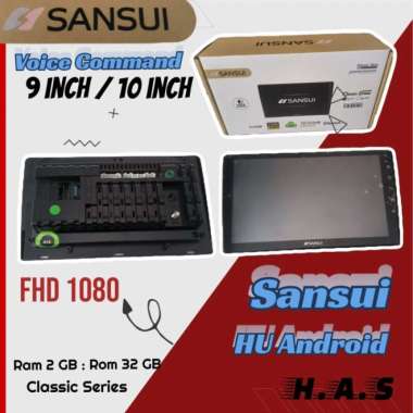 Promo Terbatas !!!!! Android 10 Inch Sansui Classic Series Sa5200I Ram 2+32 Voice Command Multicolor
