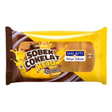 Sari Roti Sobek Cokelat/Keju 214gr Cokelat
