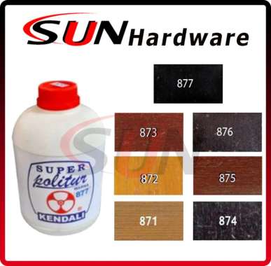 Cat Kayu Politur Super Kendali Plitur Bambu Rotan Triplek 873