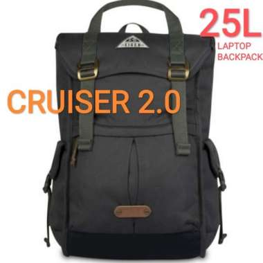 TAS RANSEL Eiger 1989 CRUISER 2.0 BACKPACK DAYPACK 25L 25L BLACK
