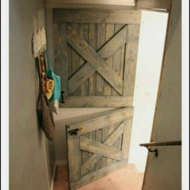 satu set pintu potong + satu pcs daun pintu