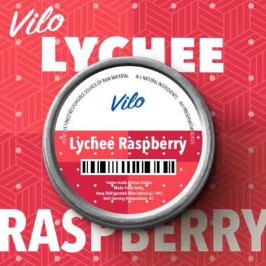 VILO Gelato Lychee Raspberry [250 ml]