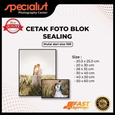 Cetak Laminasi Frame Foto Blok 20R