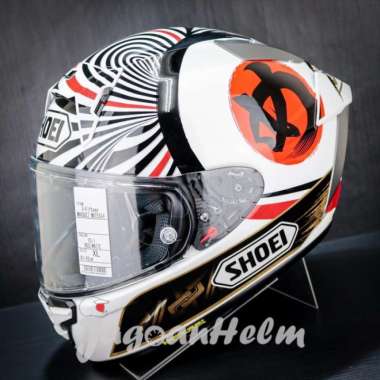 SHOEI HELM X15 MARQUEZ MOTEGI4 TC1 | RED WHITE | XFIFTEEN SNI - STANDART XL