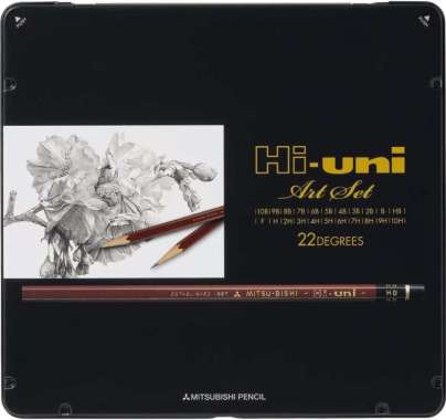 Mitsubishi Hi-Uni 22 Piece Pencil Art Set