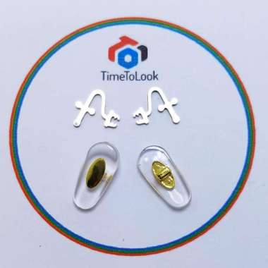 Besi Nosepad Tungkai Kacamata Pad Arm Crros Arm Rayban Akar Nose Pad PadArm +Nosepad