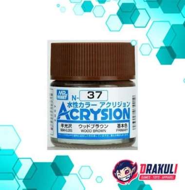 Mr. Hobby Acrysion Model Kit Paint – Wood Brown N37